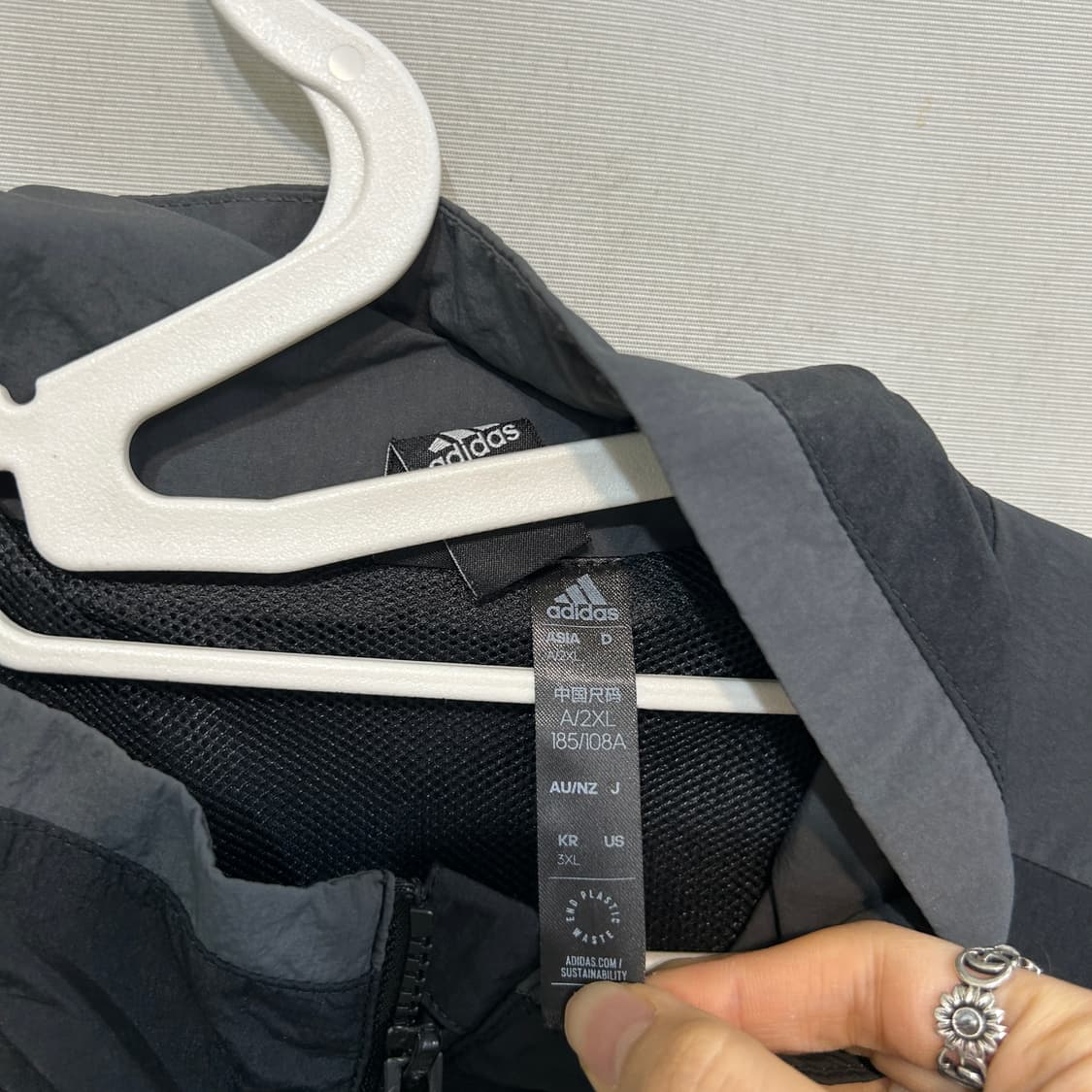 아디다스 남성 바람막이 우븐 자켓 115 상품이미지2