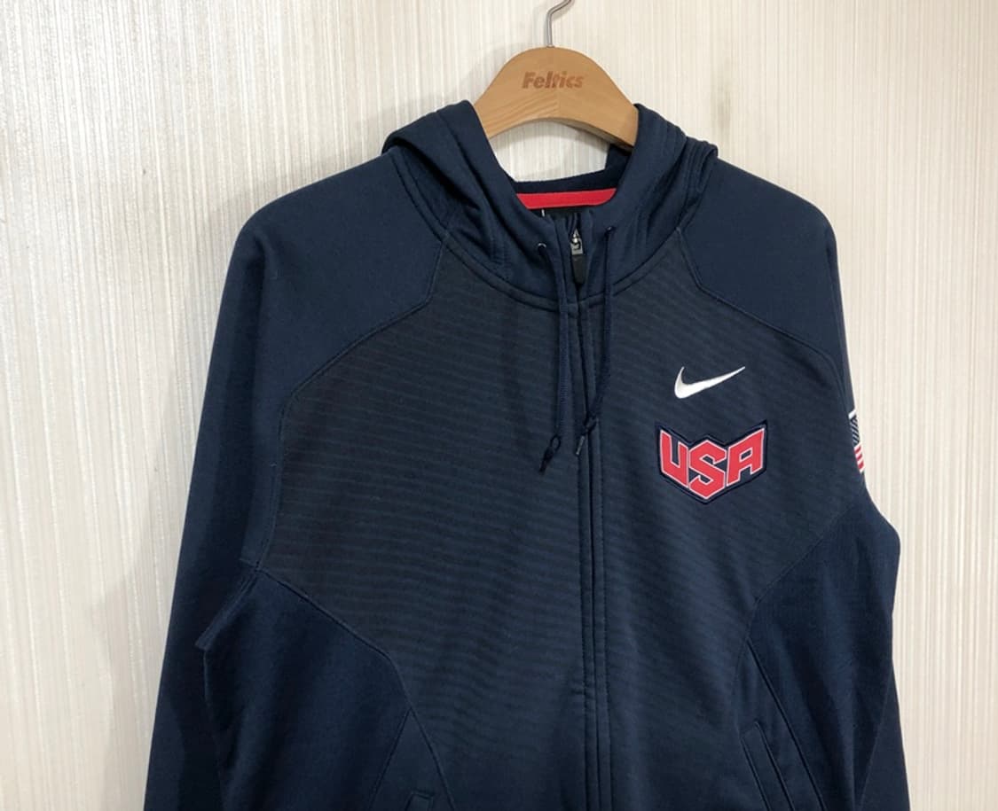 나이키 미국농구국가대표 팀USA 후드집업자켓 M(95) 상품이미지4