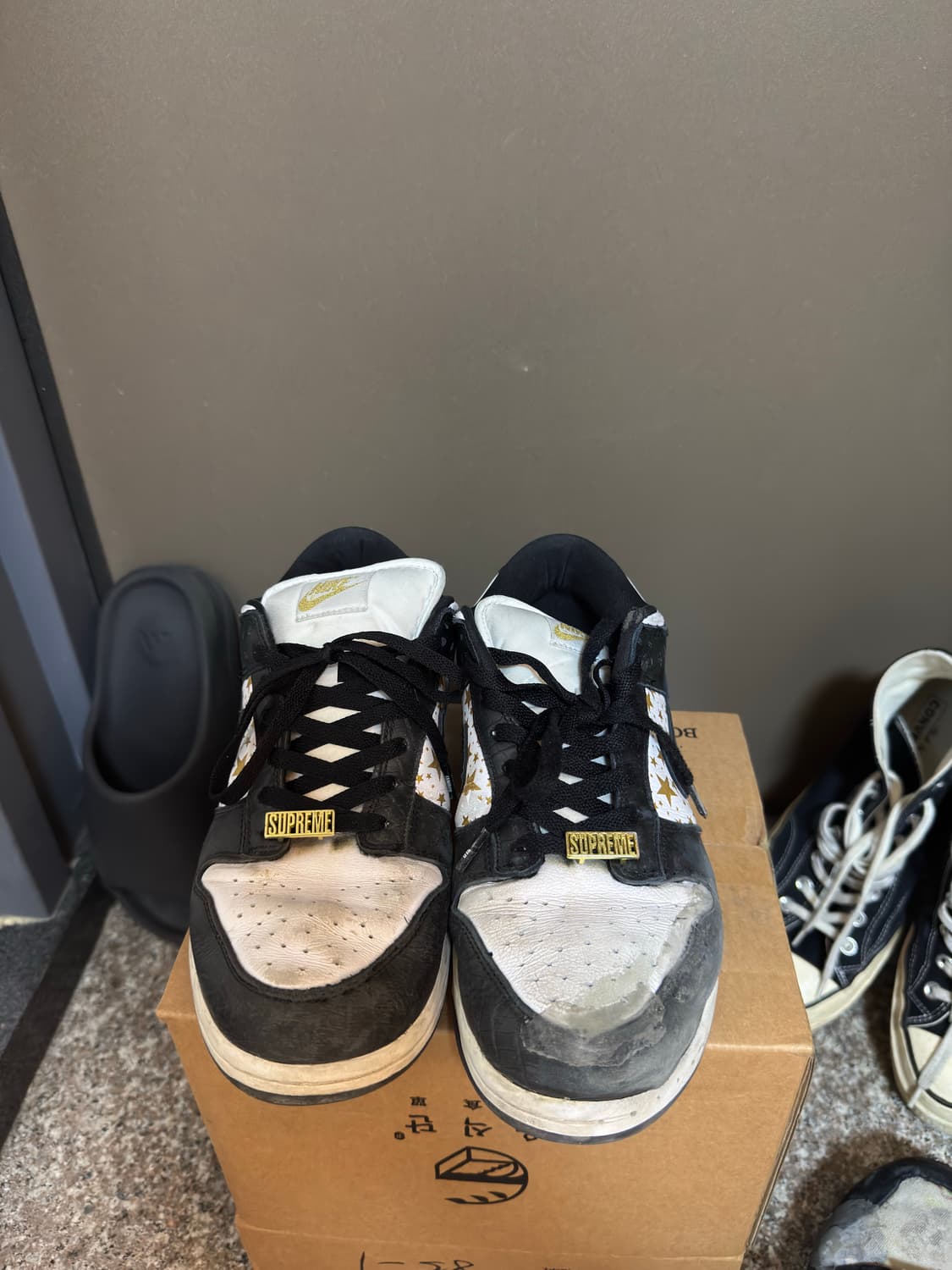 [270]나이키 x 슈프림 SB 덩크 로우 블랙 상품이미지2