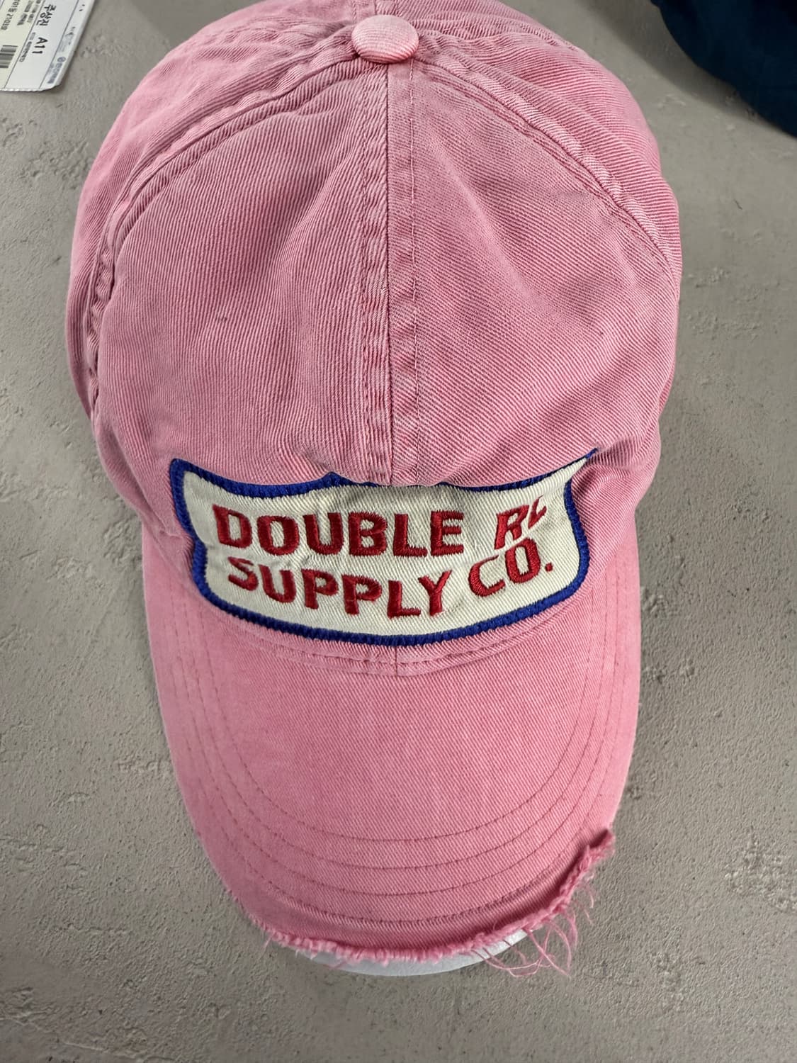 RRL 더블알엘 빈티지 핑크 가먼트 다이 트러커 캡 상품이미지2
