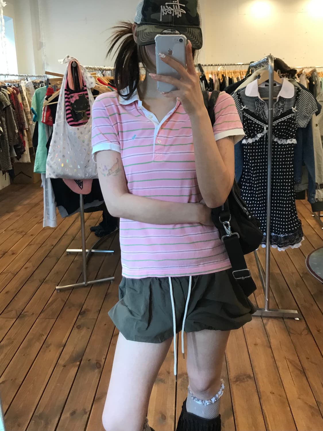 아베크롬비 핑크 단가라 카라티 상품이미지4