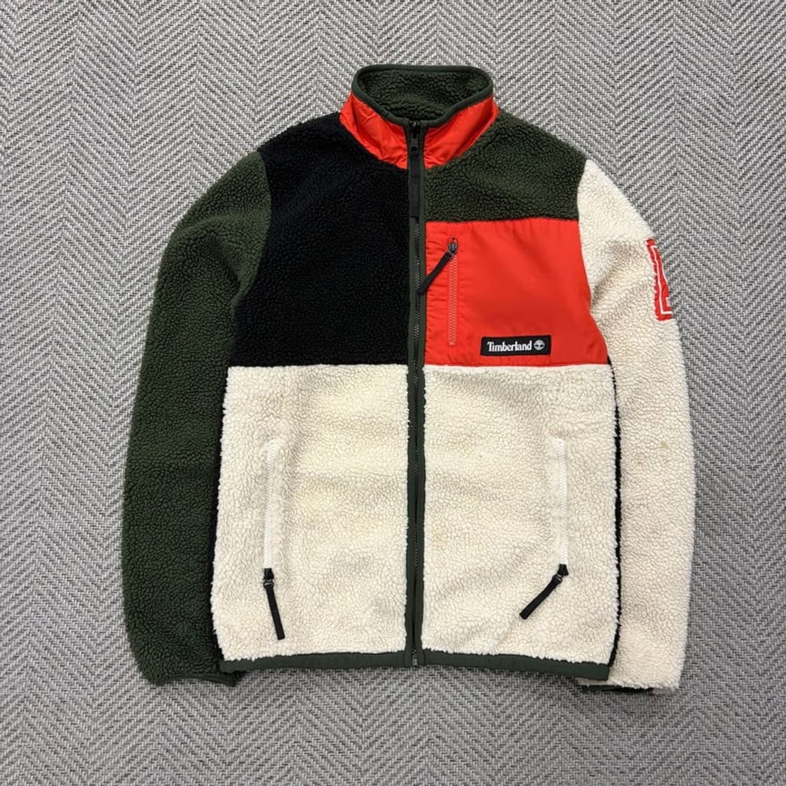 팀버랜드 배색 플리스 자켓 v2489 상품이미지1