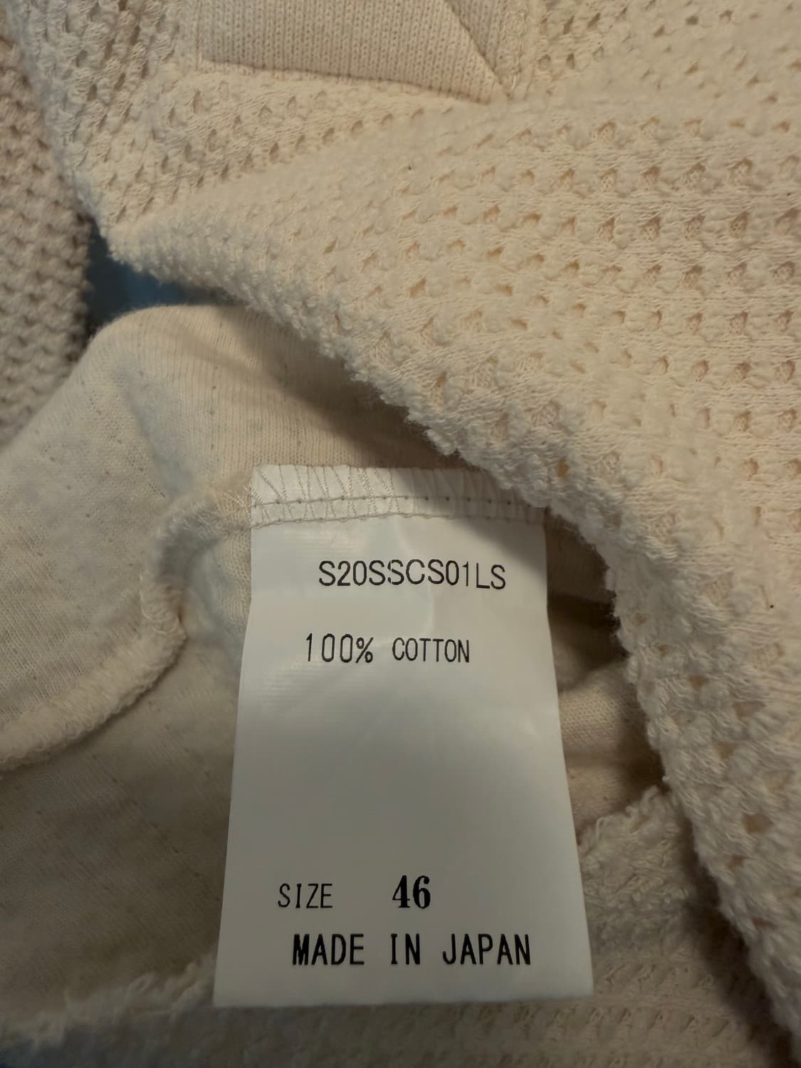 Soshiotsuki Waffle Henley 상품이미지6