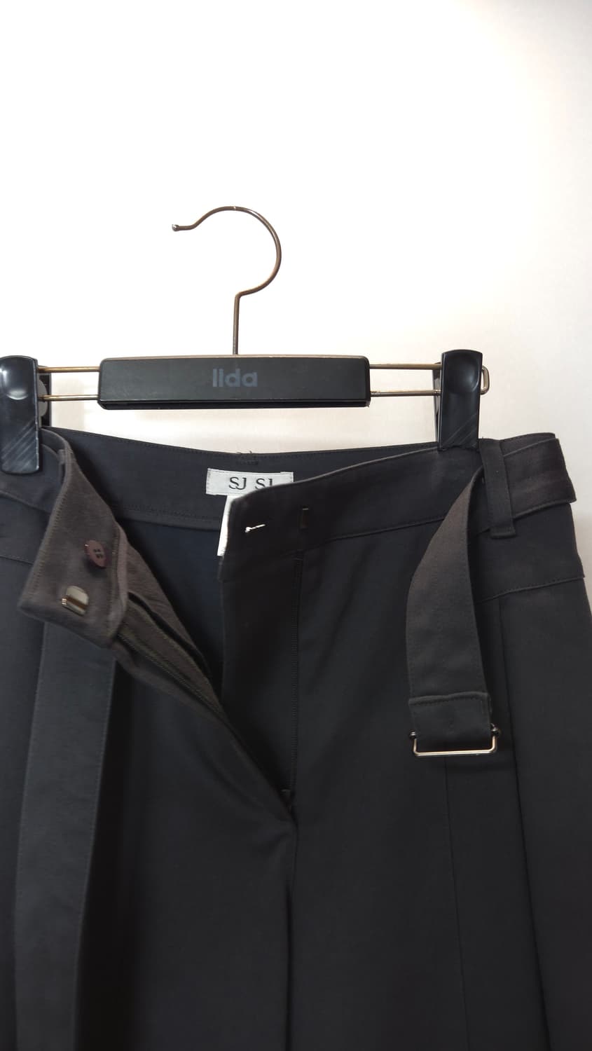 한섬 SJSJ 2023 벨티드 와이드 팬츠 61-90 상품이미지2