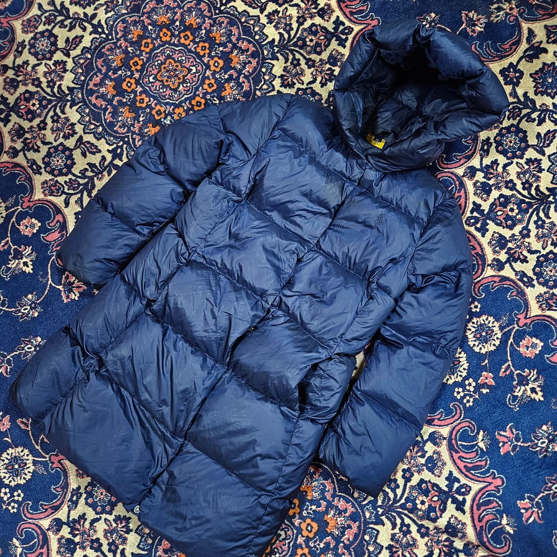 폴로랄프로렌 덕다운 후드 롱패딩 상품이미지1