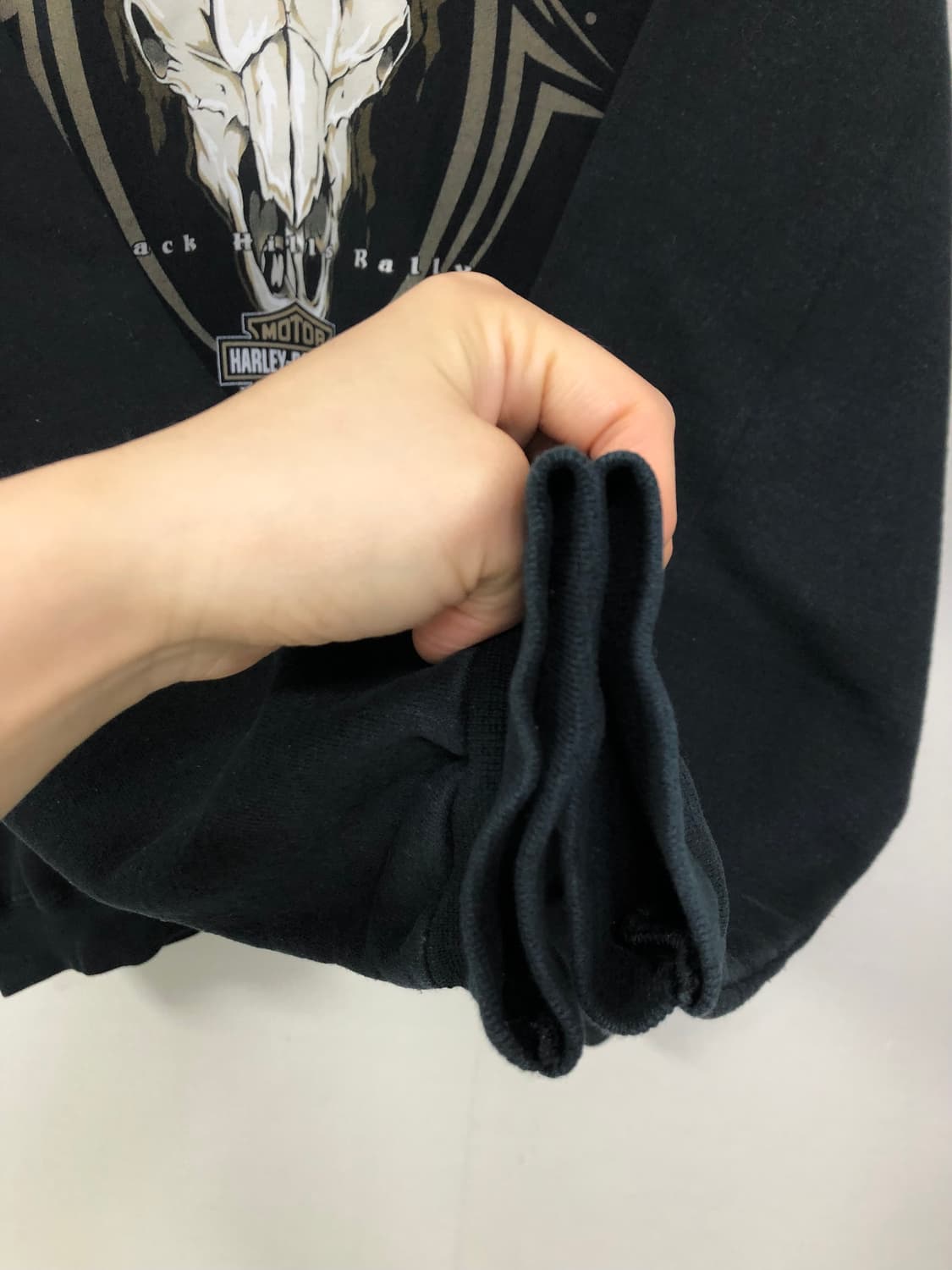 할리데이비슨 빈티지 양면 프린팅 스웻셔츠 맨투맨 _ 블랙 상품이미지7