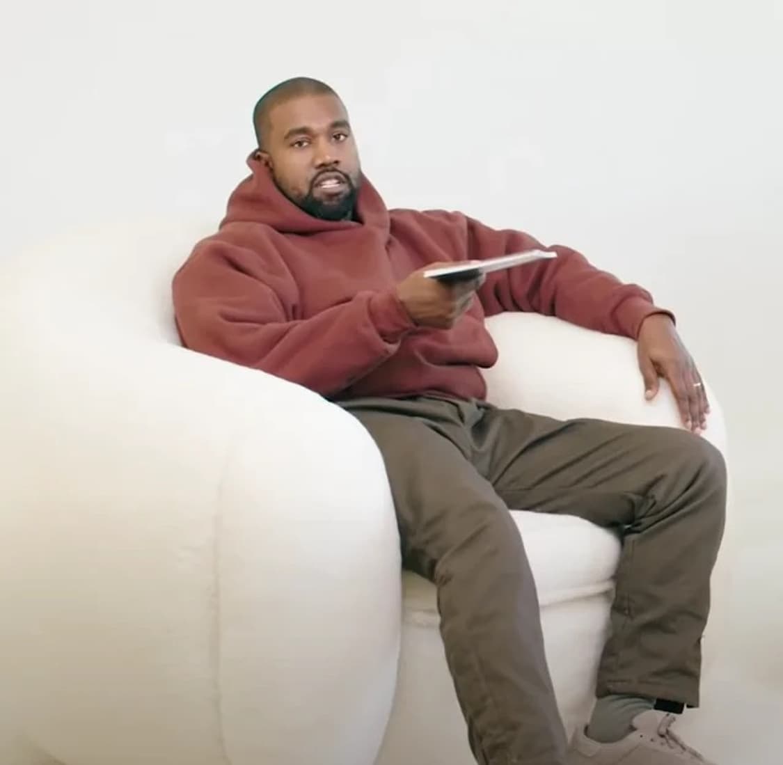 (M) Yeezy perfect 후드 샘플 2019 버건디 상품이미지1