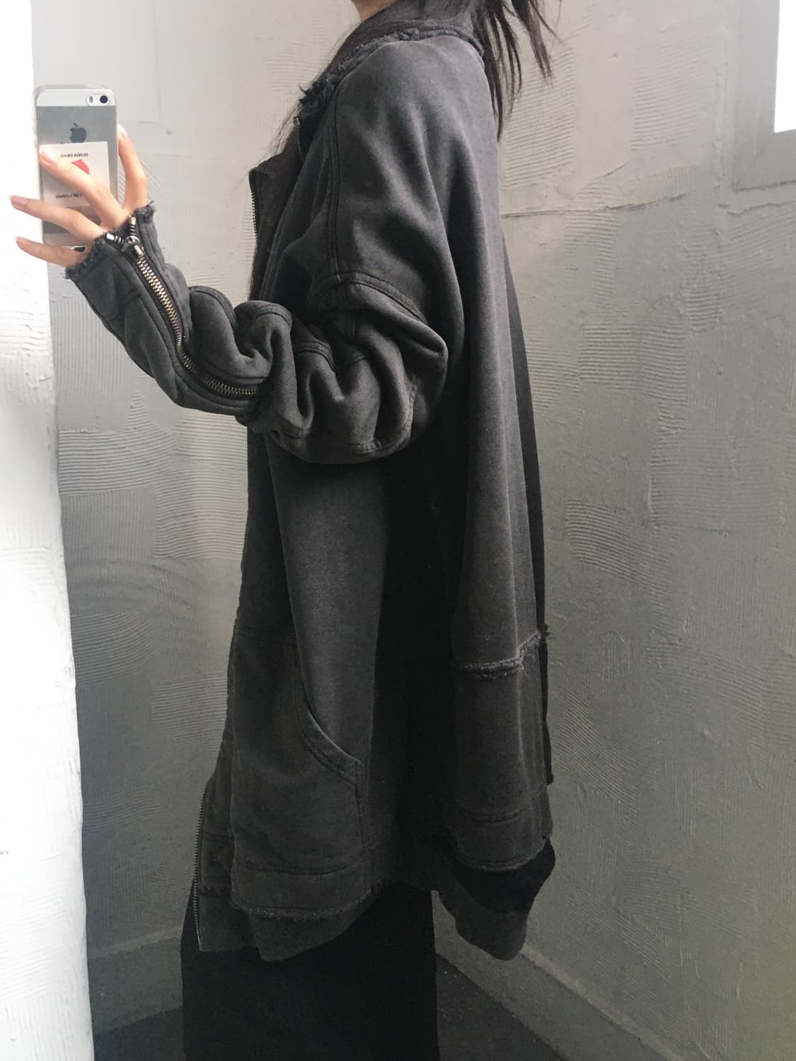 Haider Ackermann 하이더아커만 차콜 오버 집업 상품이미지3