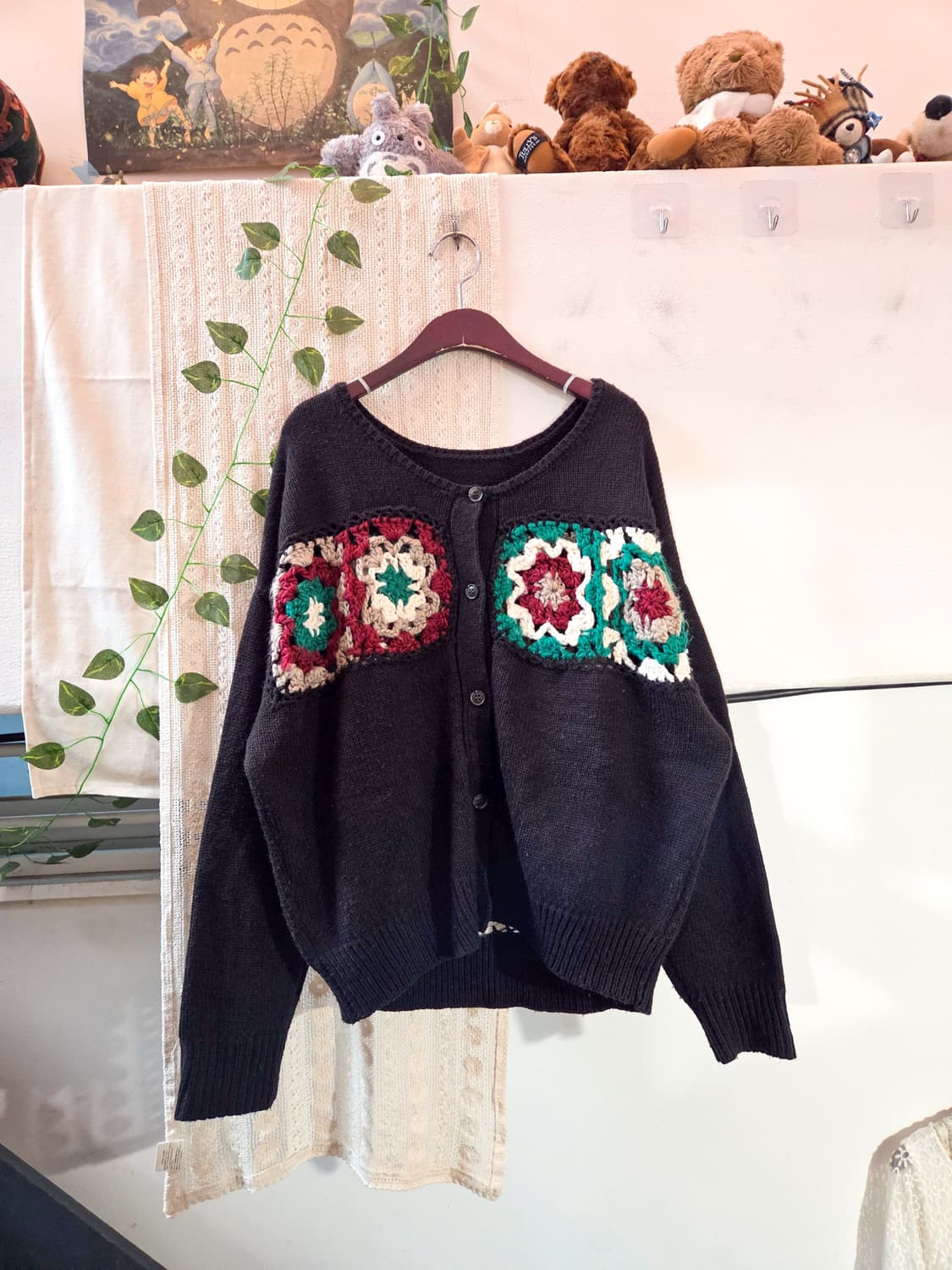 Niko and... 모티브 포인트 가디건 [빅사이즈] 상품이미지1