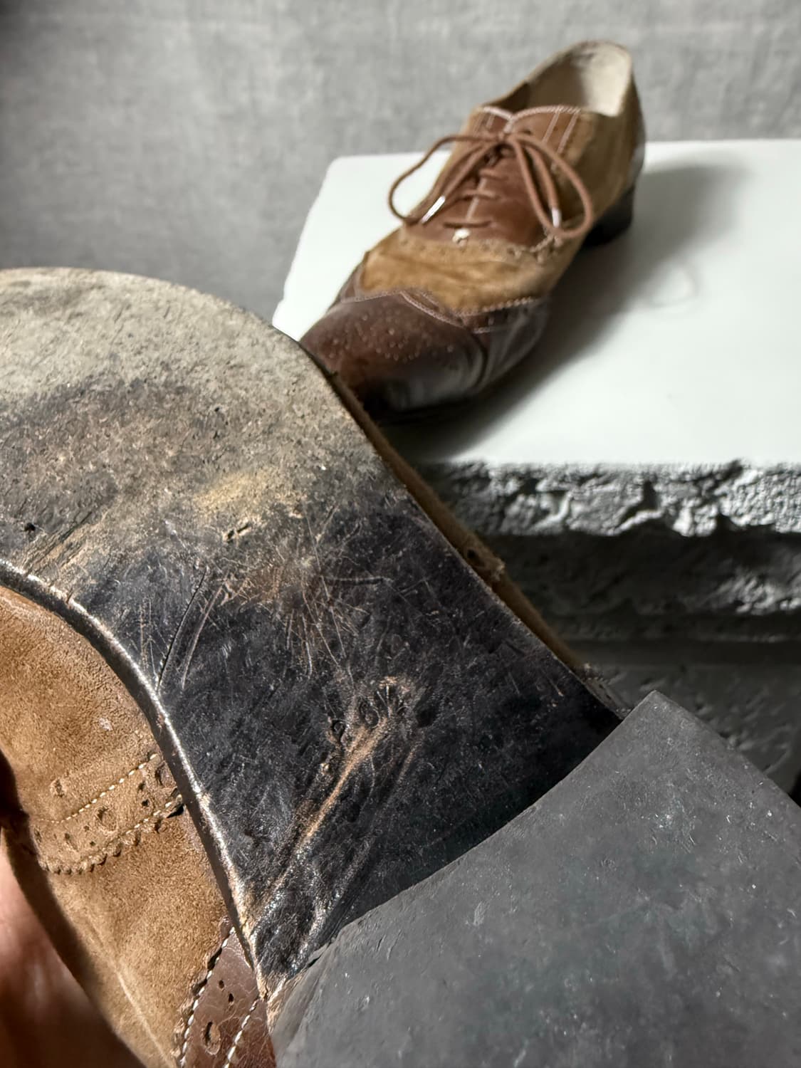 Mihara Yasuhiro Two-Tone Wingtip Shoes   상품이미지9