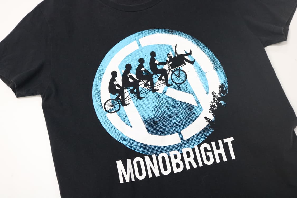 MONOBRIGHT 모노브라이트 밴드 투어 락 반팔티셔츠 (M) 상품이미지5