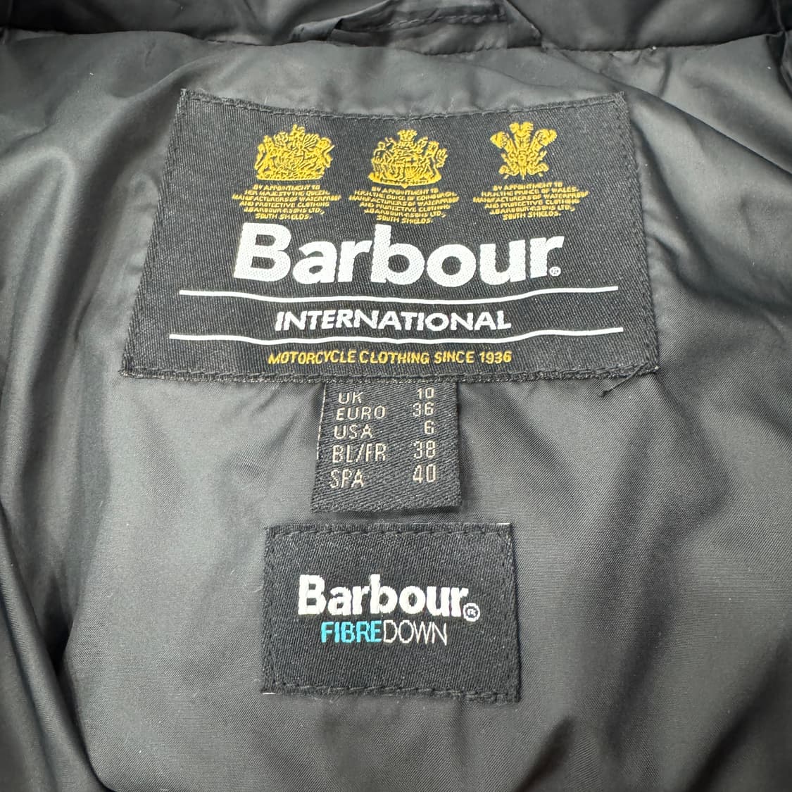 여성용 S(100) 바버 인터내셔널 매크니 퀼팅 패딩 자켓  상품이미지8