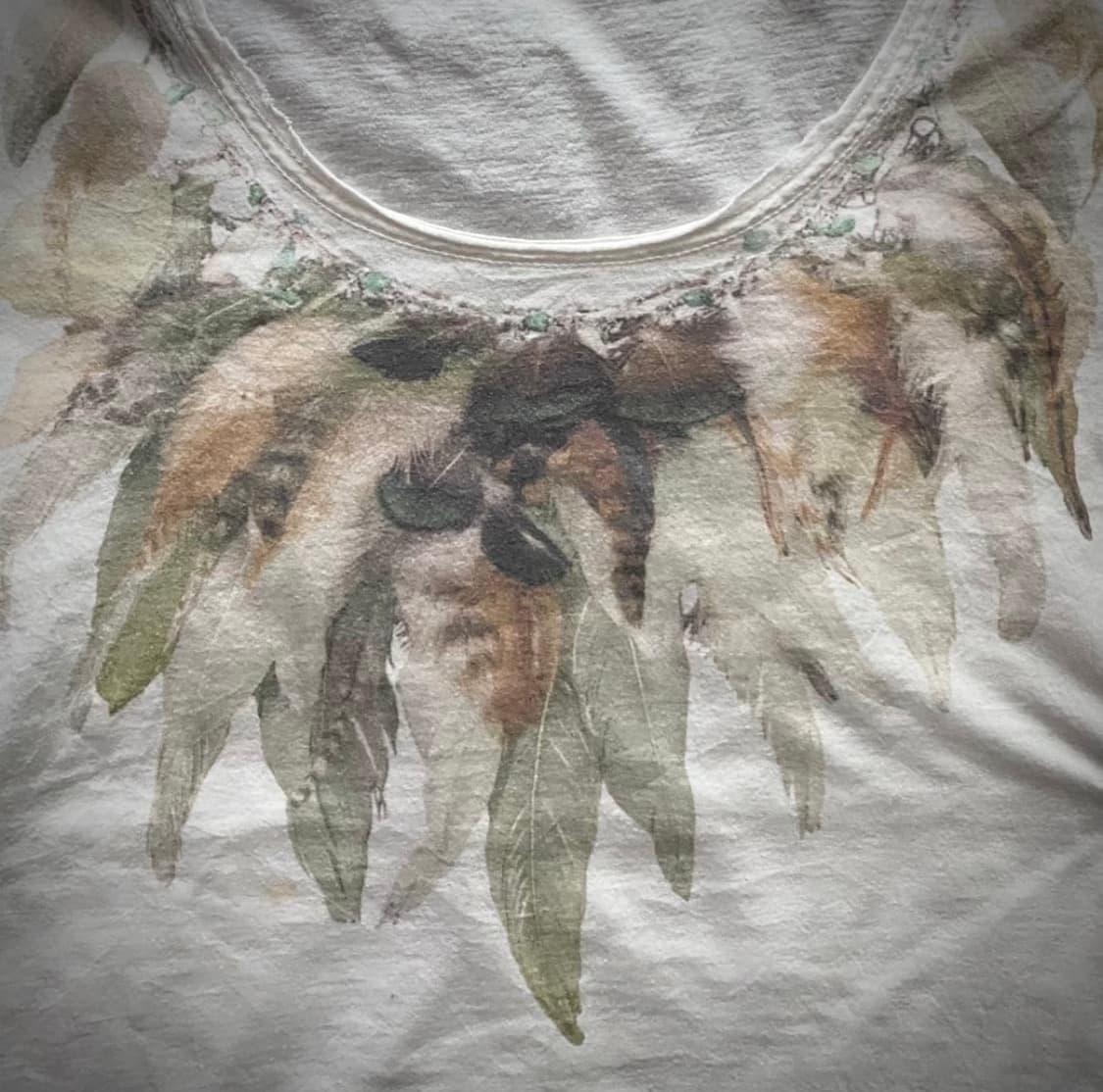 Goa feather T-shirt 상품이미지3