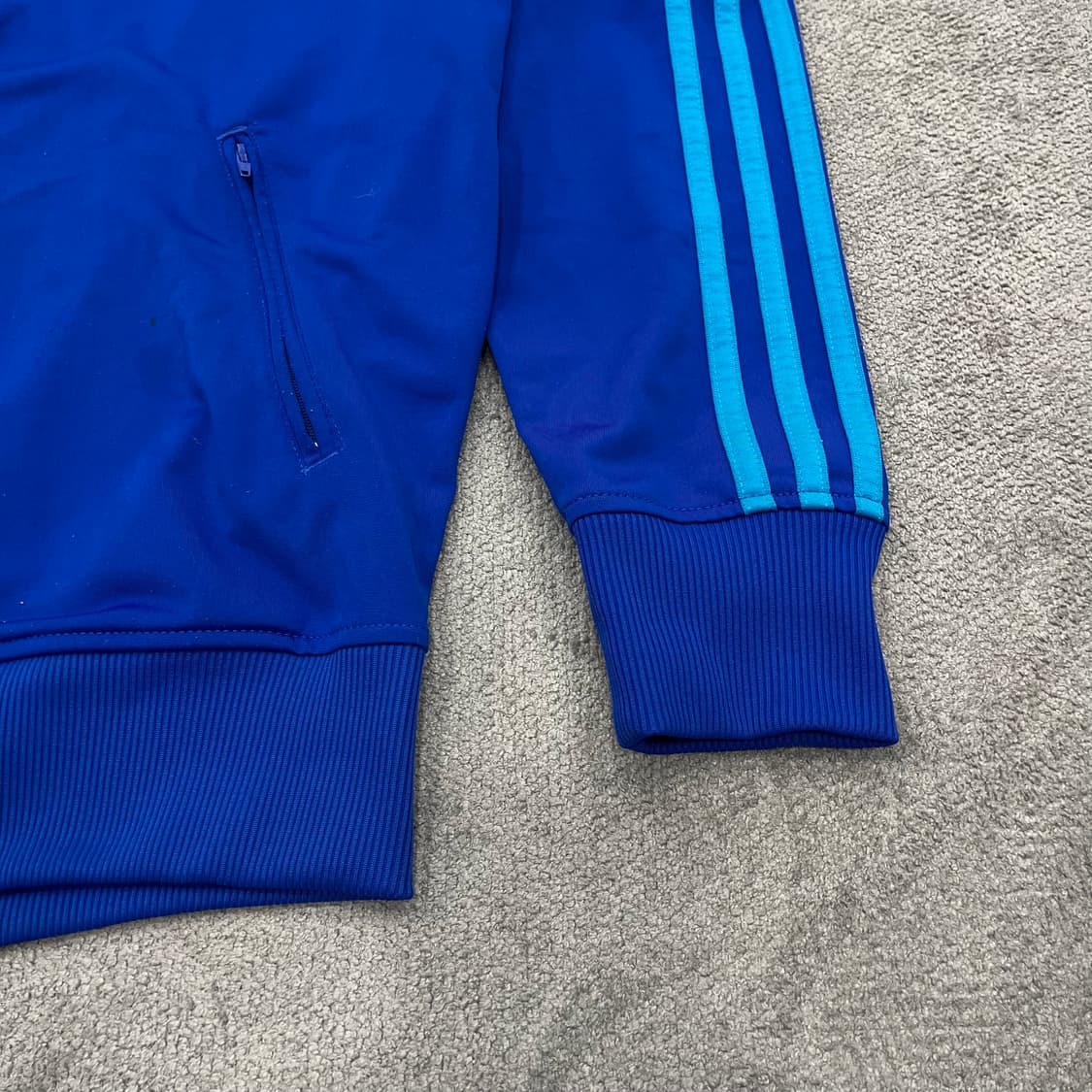 95 아디다스 파이어버드 블루 트랙탑져지 상품이미지4