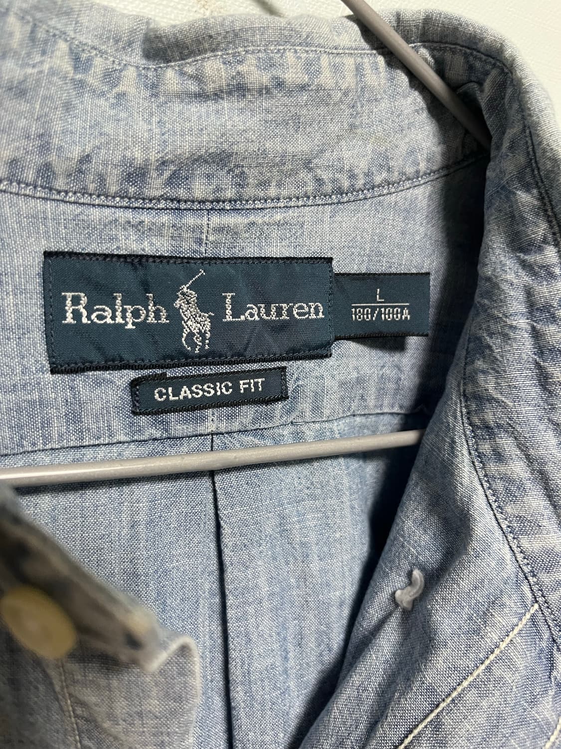 폴로 랄프로렌 클래식 데님셔츠 상품이미지4