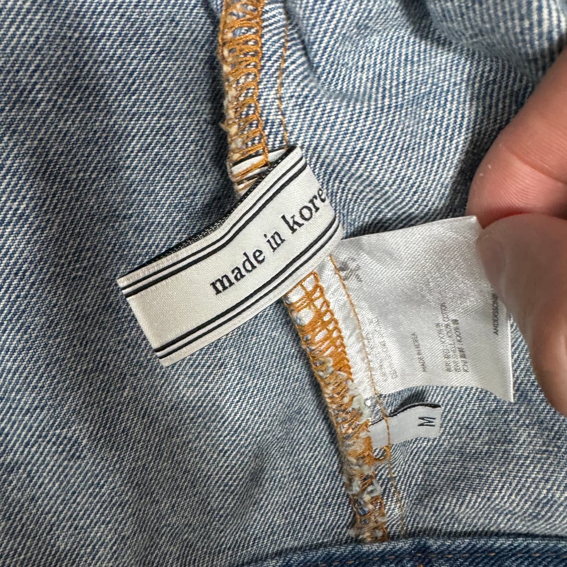 앤더슨벨 데님 여성 숏자켓 M사이즈  상품이미지5