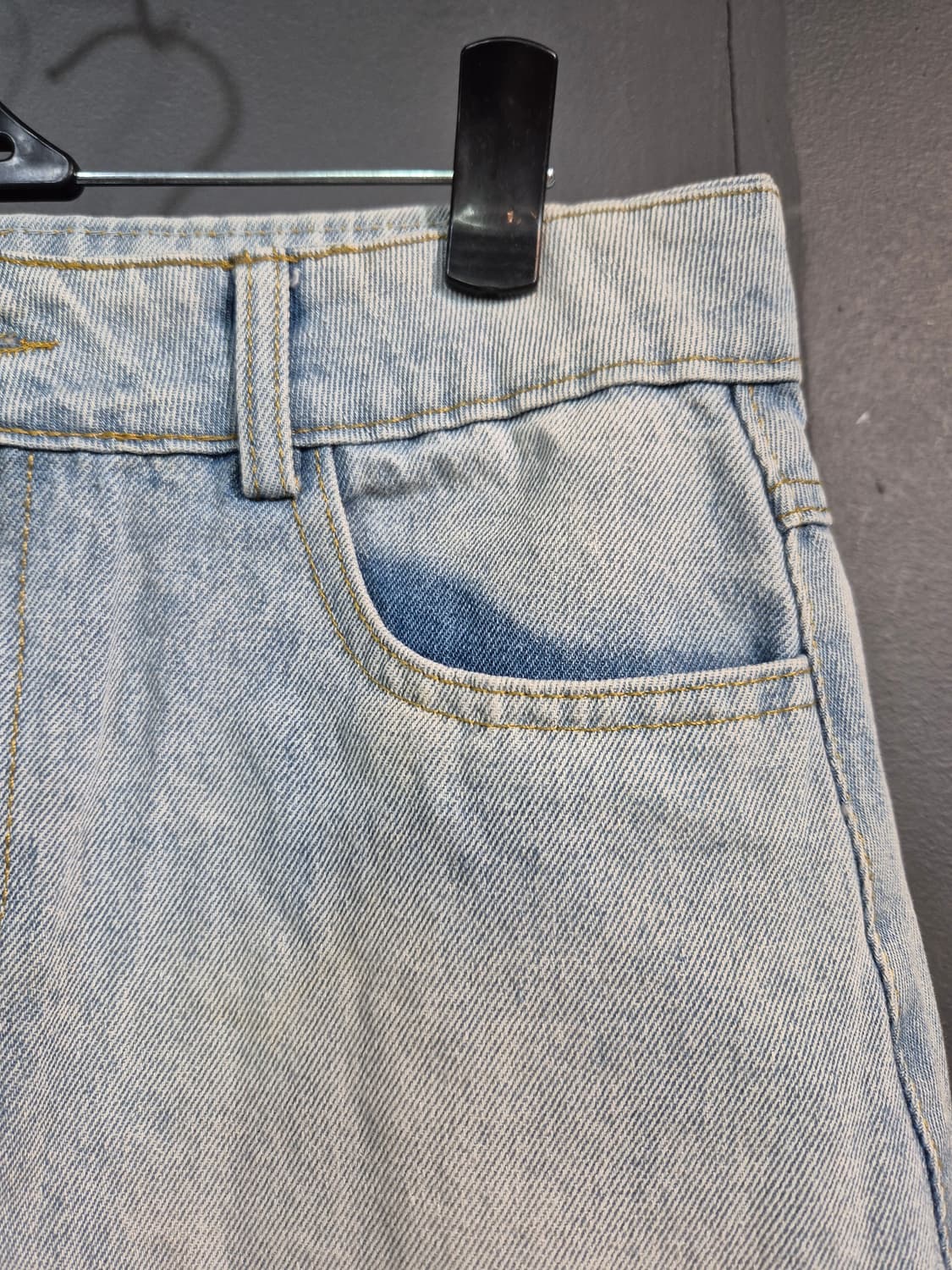 JEANS 데님 튤 롱 스커트 허리단면 38 55 66 상품이미지4