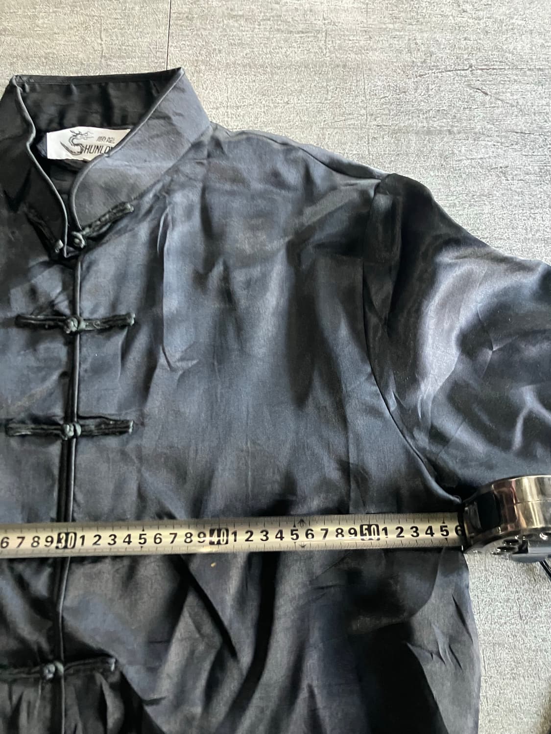 일본빈티지 Hunling 오리엔탈보헤미안 차이나 레더셔츠 상품이미지2