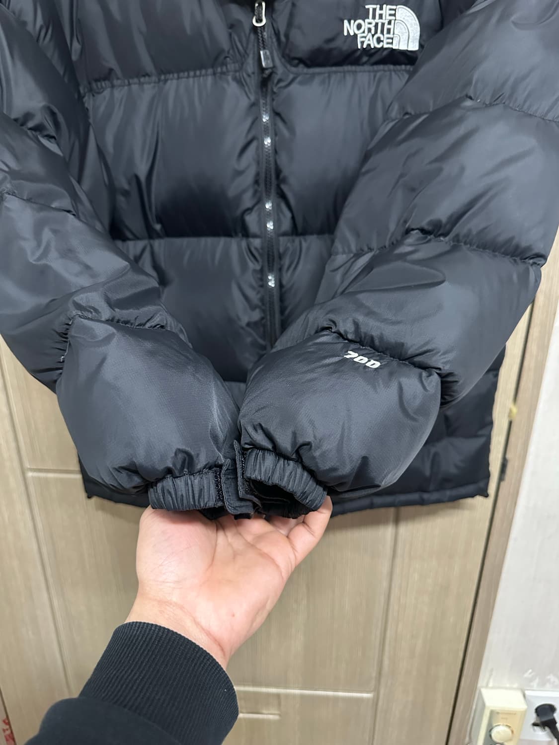 노스페이스 700 눕시 패딩 블랙 L 상품이미지8