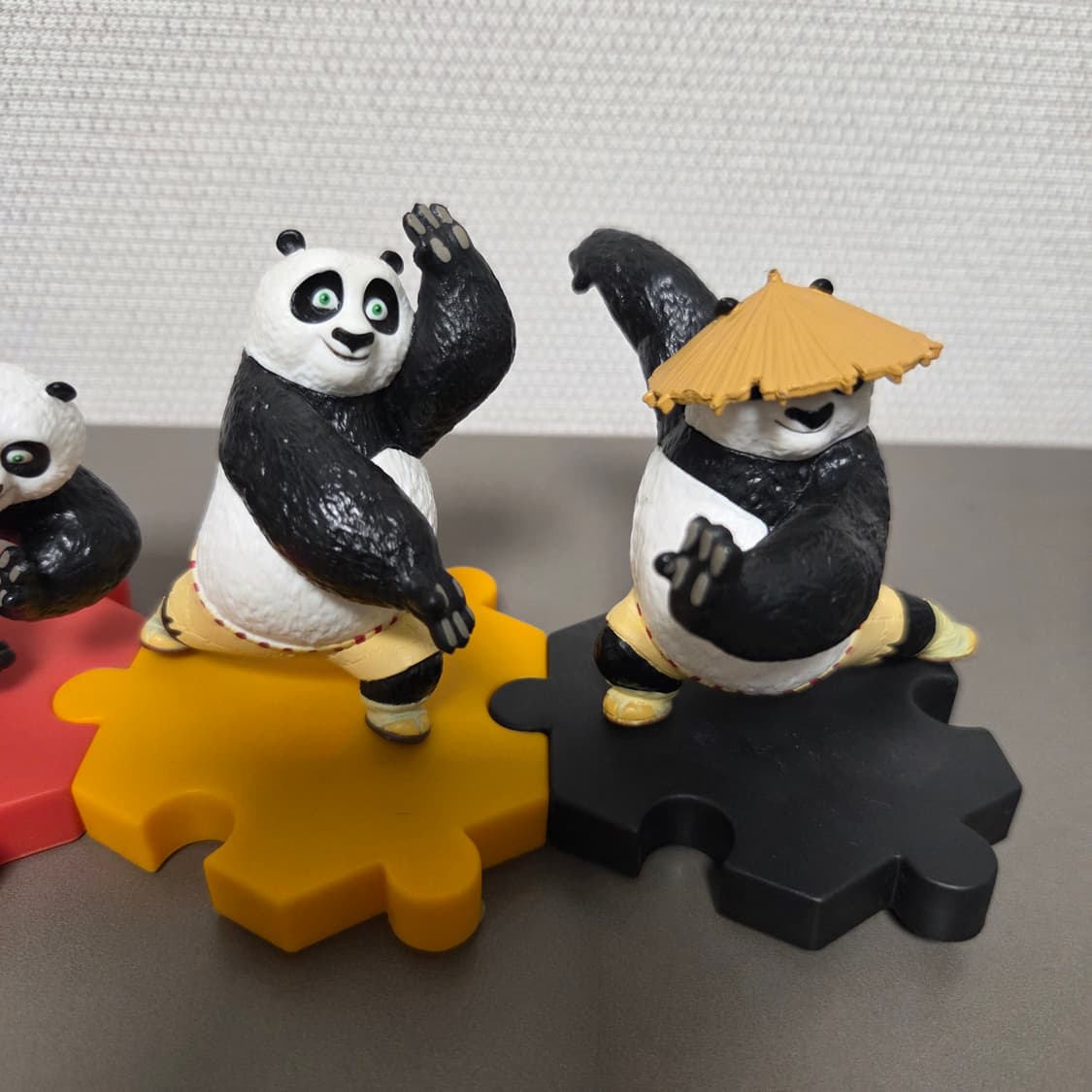 쿵푸팬더 피규어 롯데리아 프로모션 4종 세트 상품이미지3