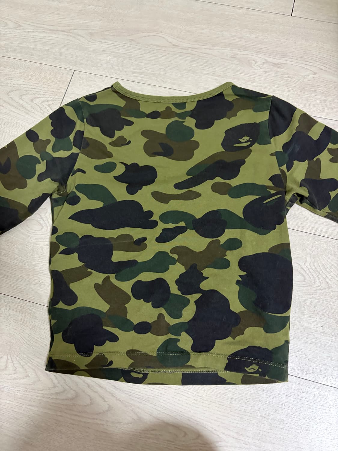 Aape 카모 크롭 반팔 상품이미지3