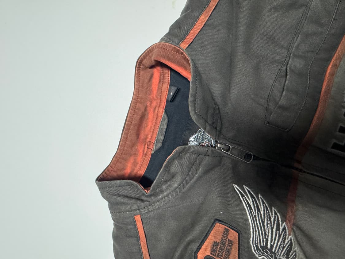 정품!! 할리데이비슨 레이싱 코튼 봄버 자켓 상품이미지7