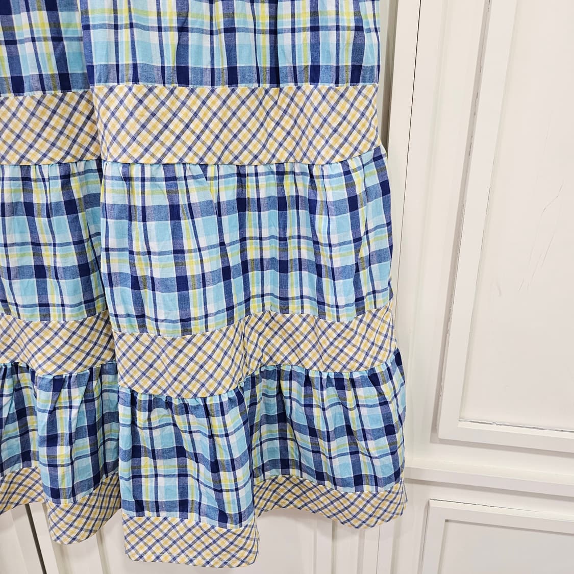 체크 믹스 원피스 상품이미지5