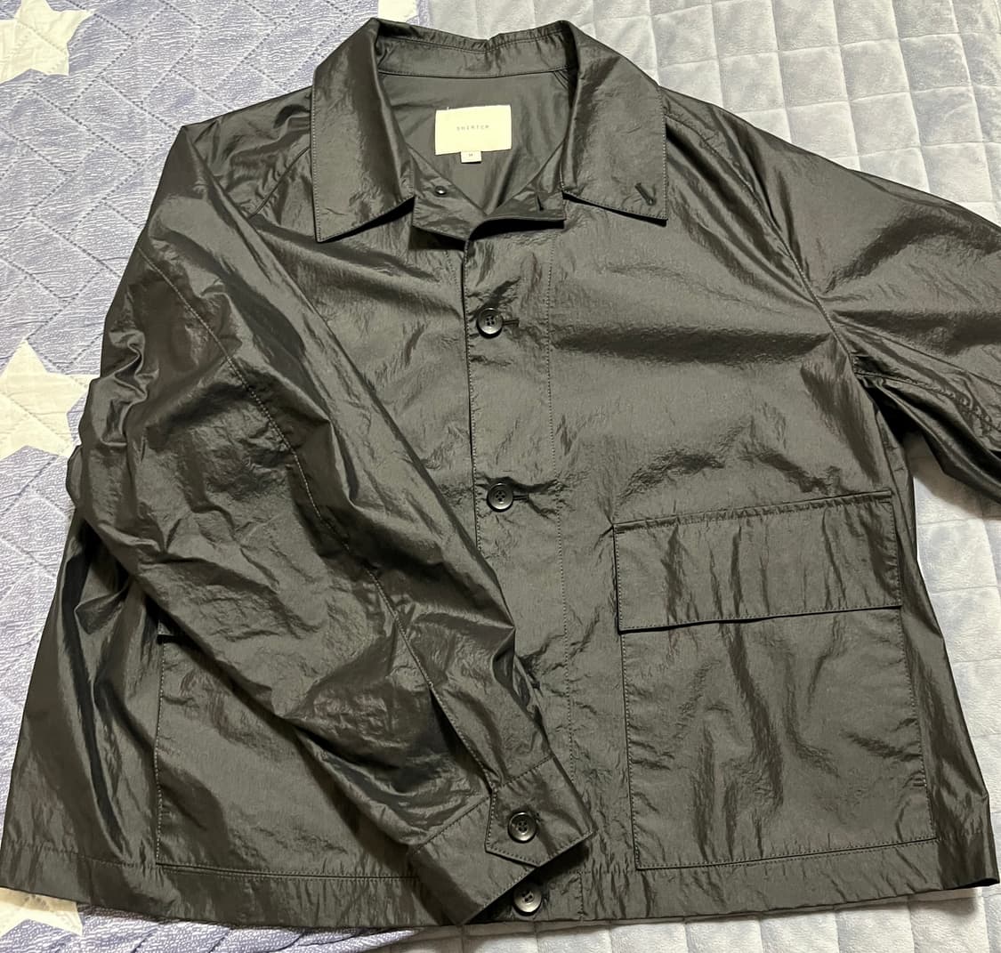 셔터 COATED NYLON JACKET black m size 상품이미지3