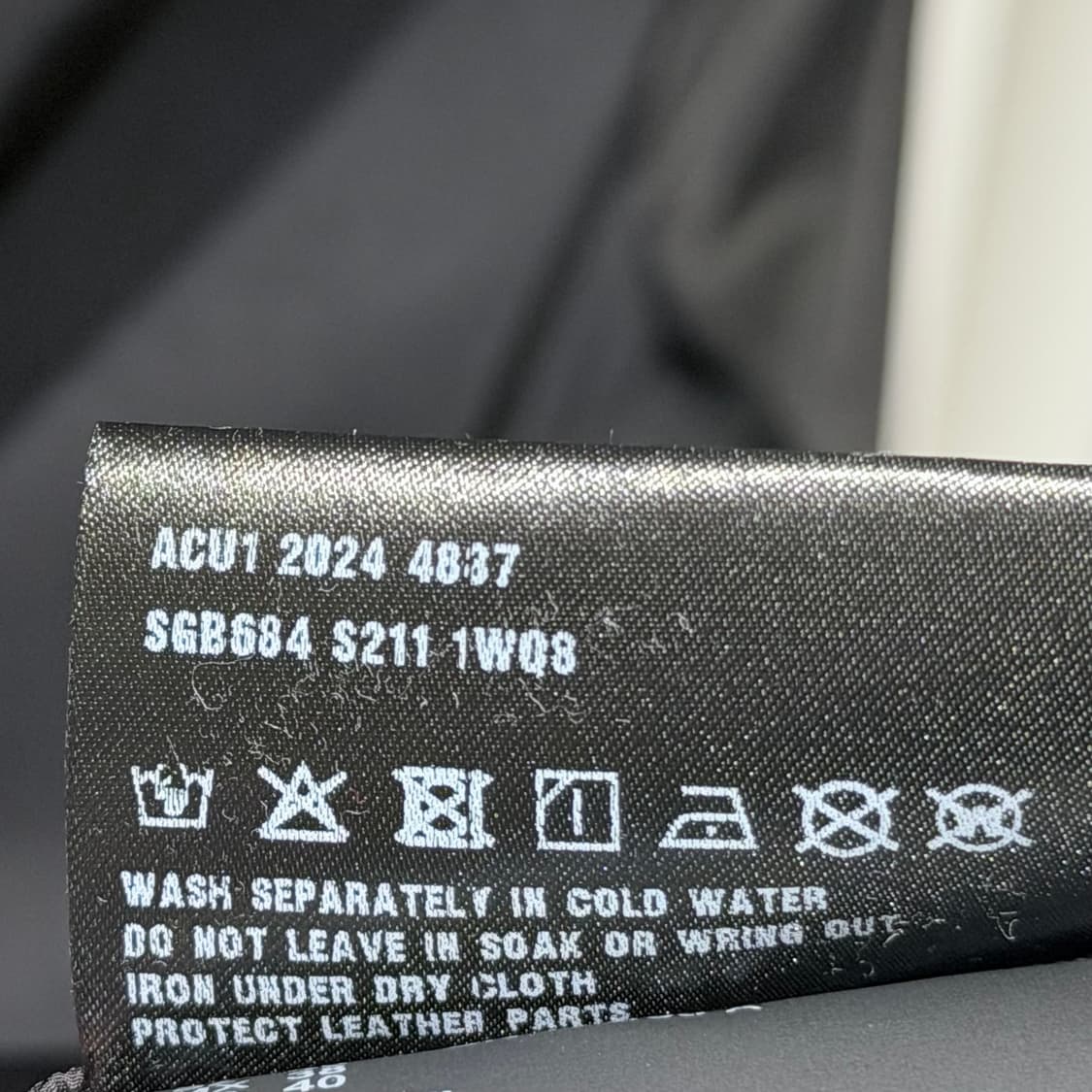 (A+/48) / 프라다 리나일론 블루종 자켓 블랙 상품이미지8