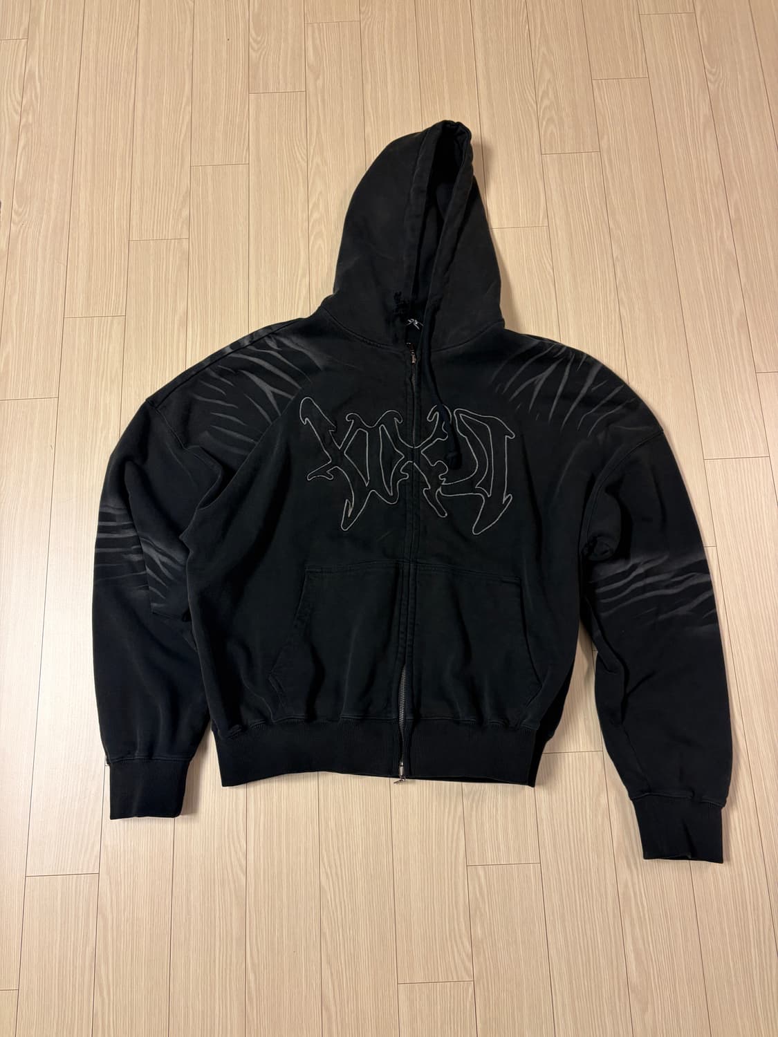 Trace Hoodie Zip Up Black (2) 상품이미지2
