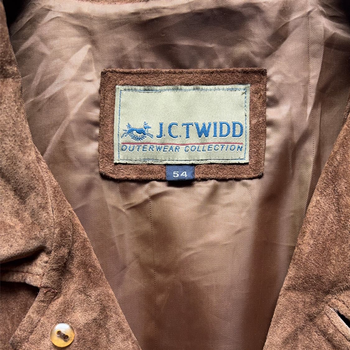 제이씨 트위드 J.C. Twidd 브라운 스웨이드 자켓 상품이미지7