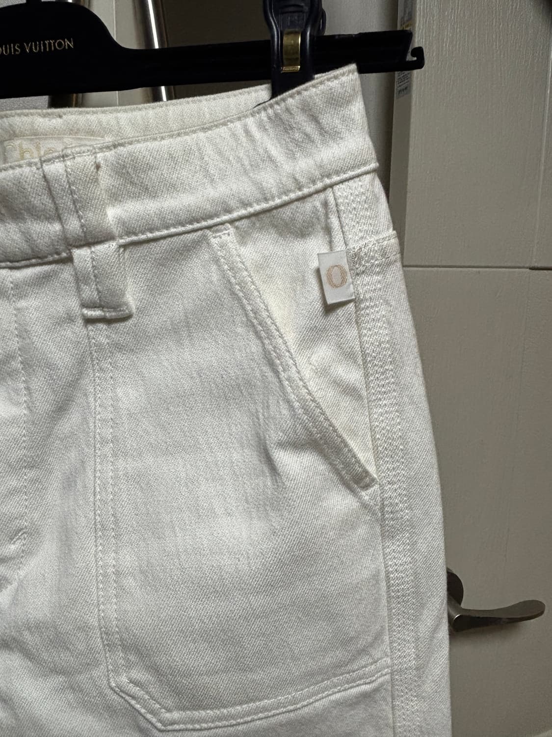 끌로에 화이트 데님 팬츠 34 상품이미지2