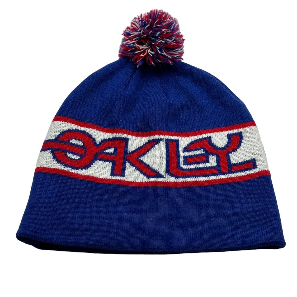 오클리 레트로 로고 방울 비니 블루 상품이미지1