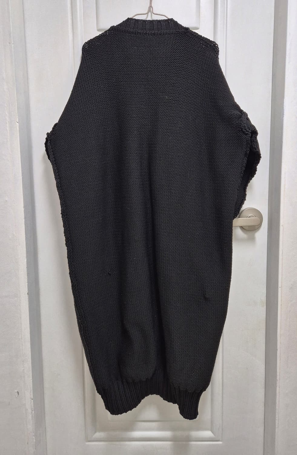 (정품) 메종 마르지엘라 블랙 니트 롱 카디건 XS 상품이미지7