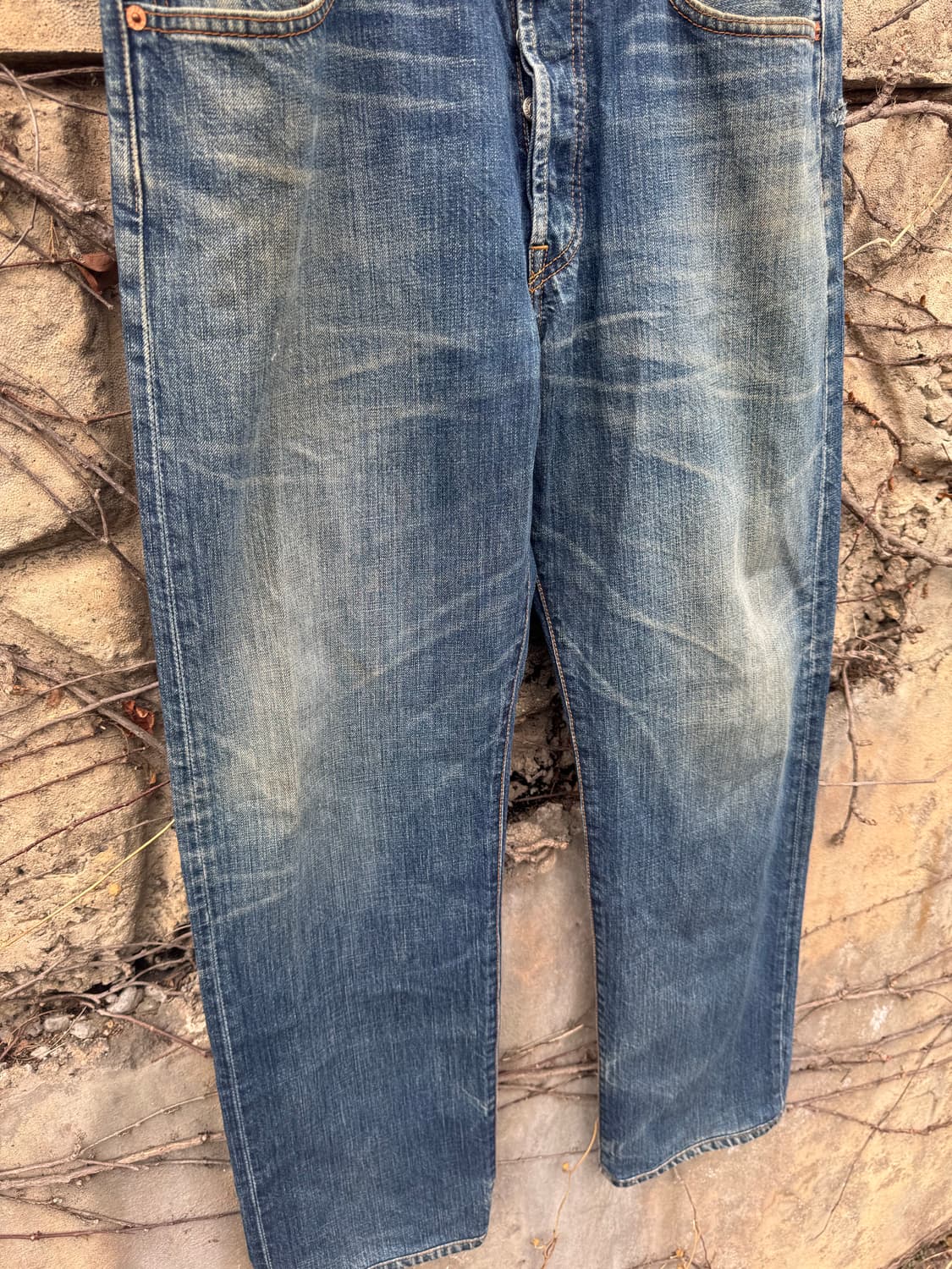 90s 리바이스 빈티지 501 워싱 데님 팬츠 32 상품이미지4