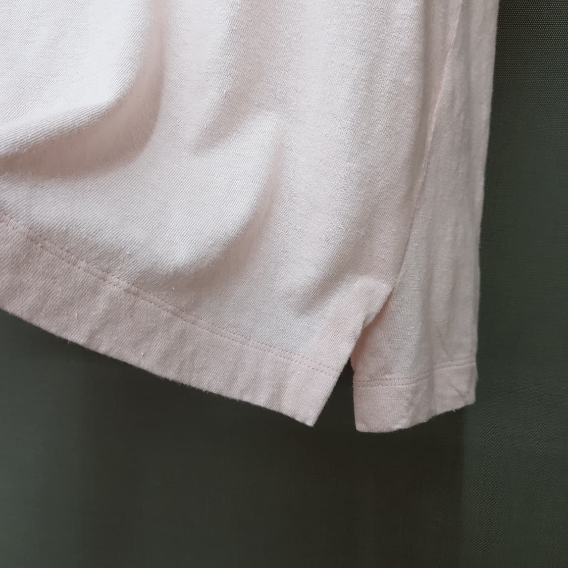 르베이지 2024 린넨 코튼 반팔 티셔츠 S사이즈 상품이미지4