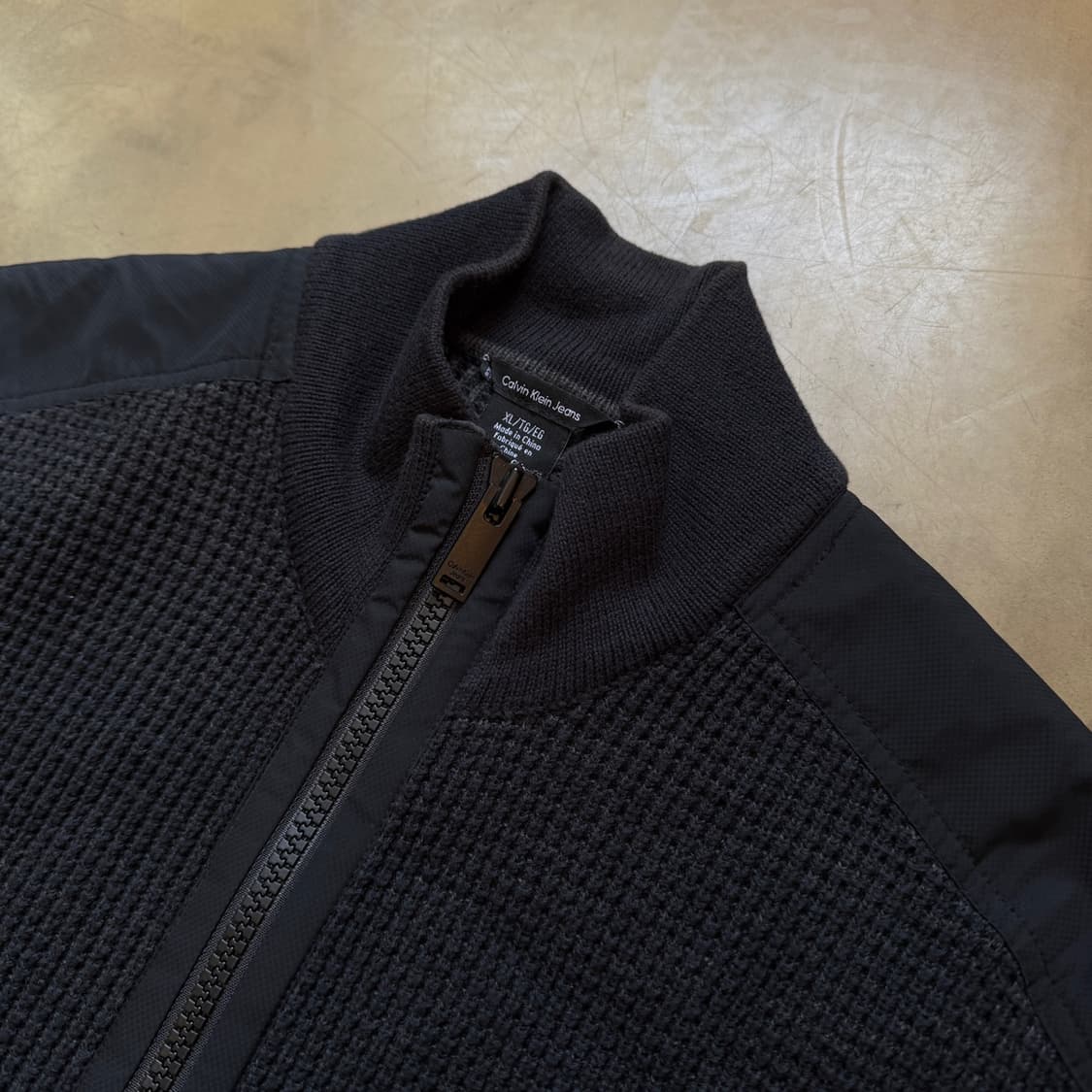 캘빈 클라인 진 코튼 니트 집업 상품이미지2