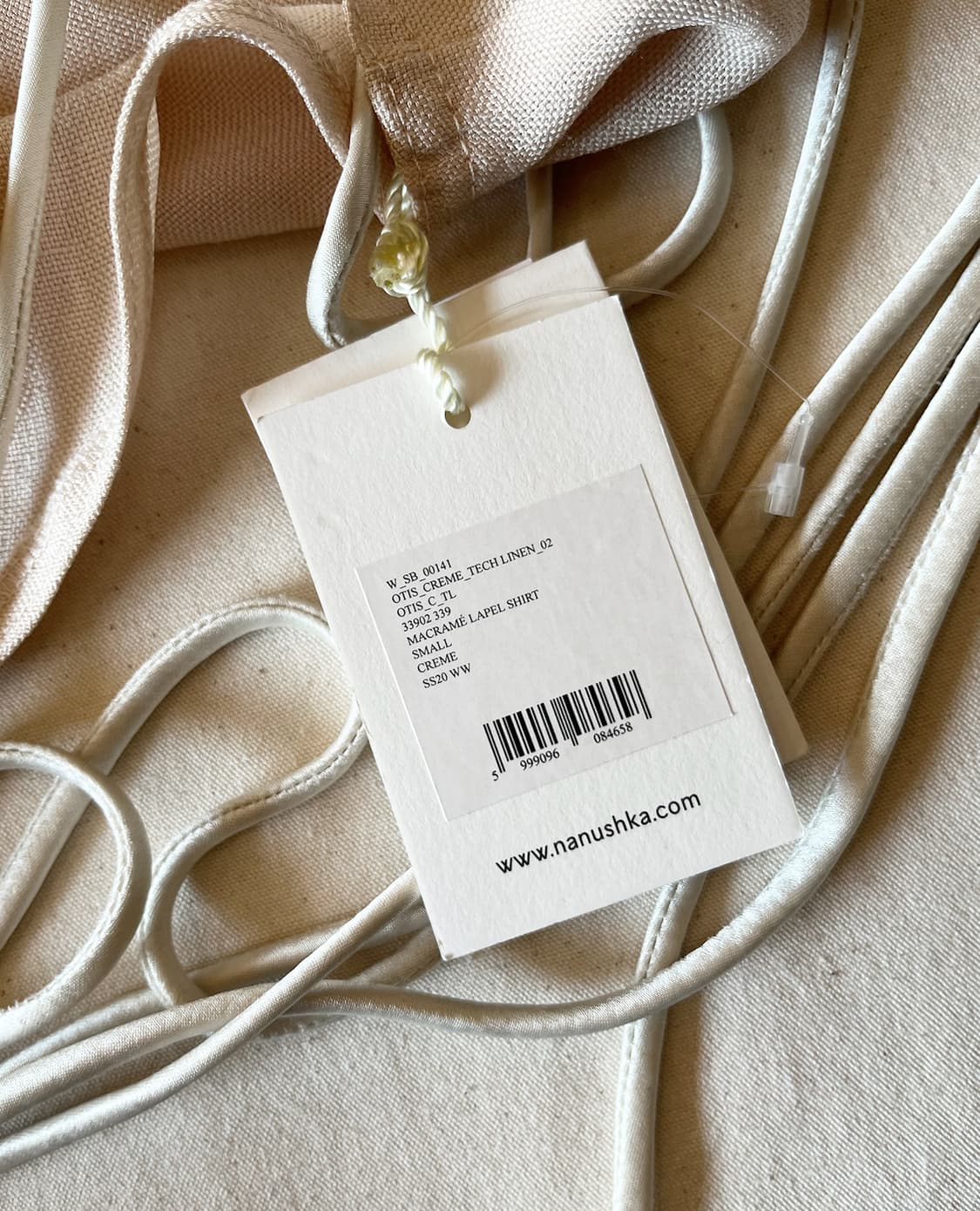 NANUSHKA rope-detail linen shirt & skirt 상품이미지9