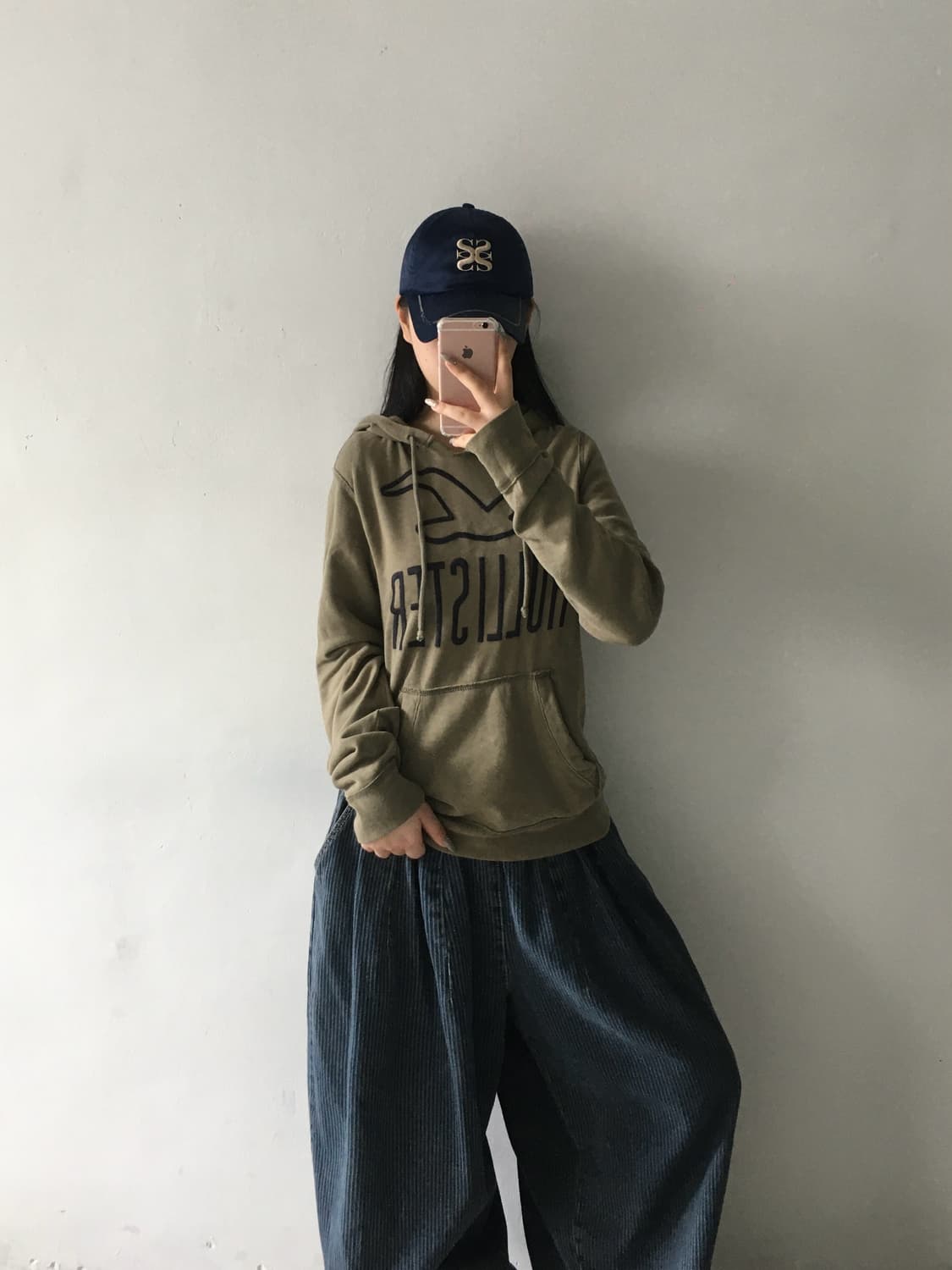 홀리스터 자수 빅로고 후드티 상품이미지2