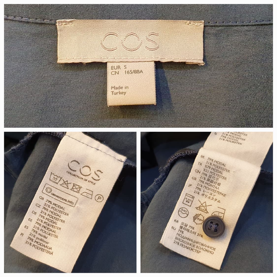 66~88.COS 오버핏 셔츠 상품이미지6