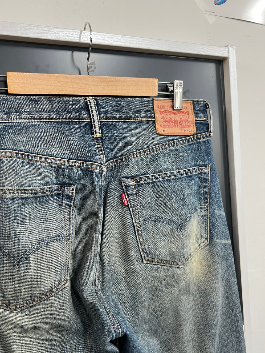 Levis 리바이스 501 버튼플라이 데님 팬츠 상품이미지2