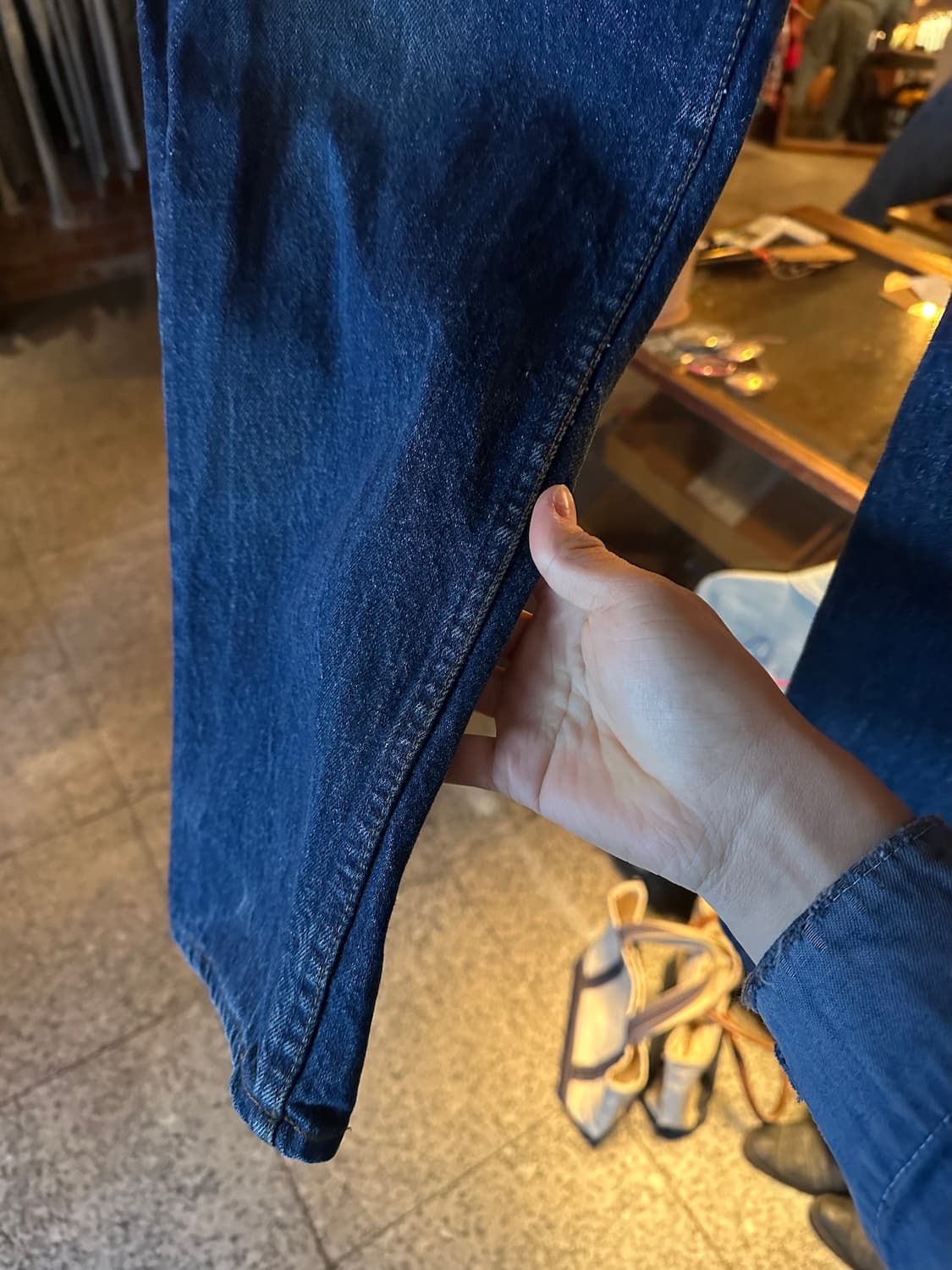 80s USA 빈티지 리바이스 501 0000 데님 팬츠 상품이미지4