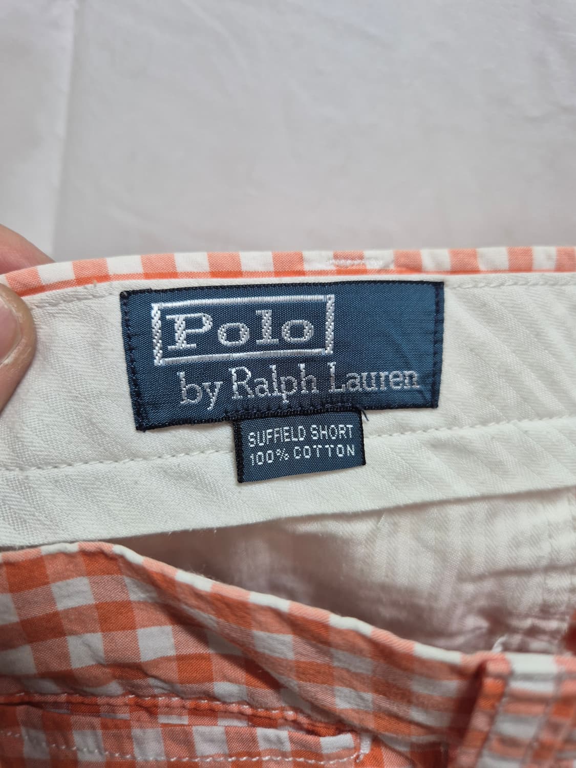 폴로 체크 하프팬츠 상품이미지3