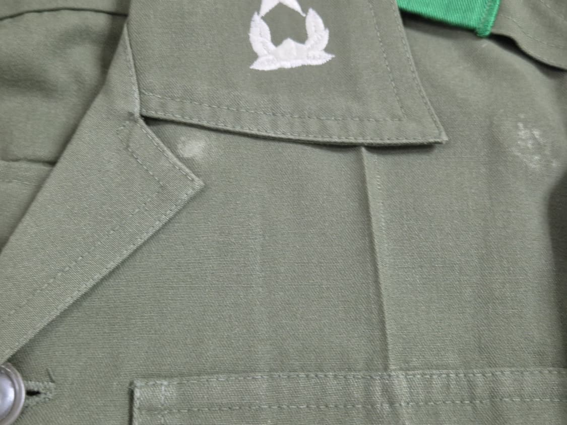 육군 구형 육군중앙경리단 준장 민무늬 전투복 상의 자켓 (XXS) 상품이미지6