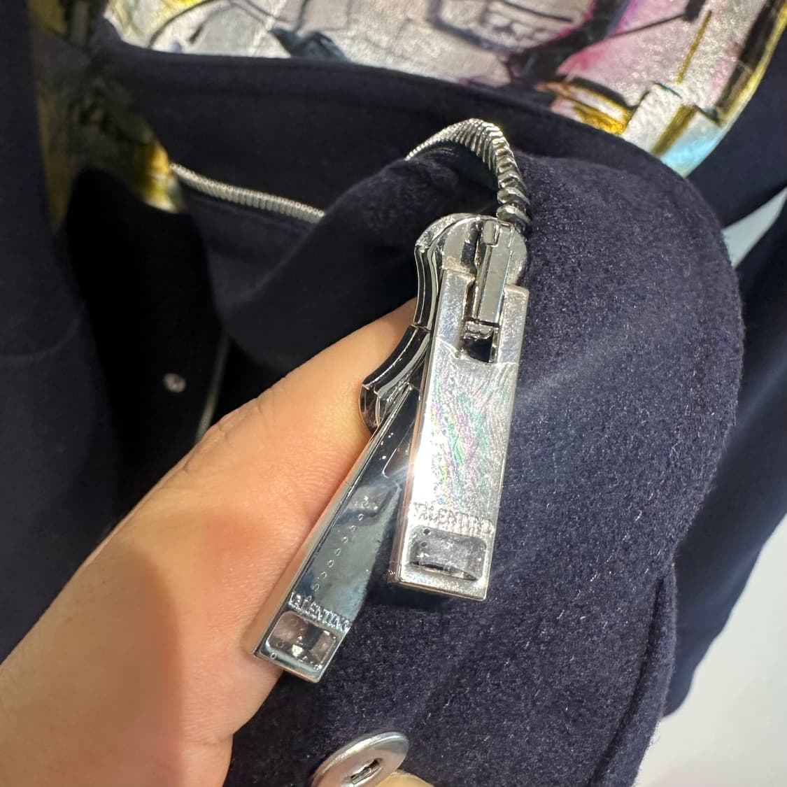 발렌티노 피에르파올로피치올리기 스페이스 프린트 코트 상품이미지7