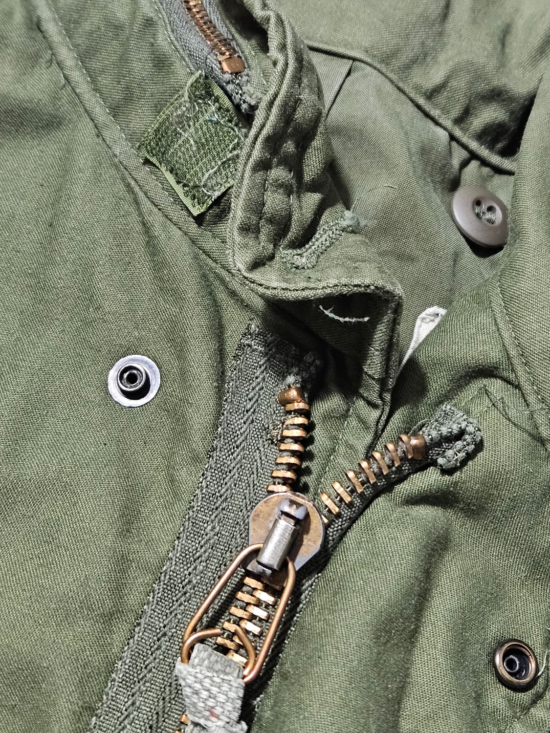 1970's 오리지널 M65 필드자켓 S-S 스몰숏 빈티지  상품이미지5