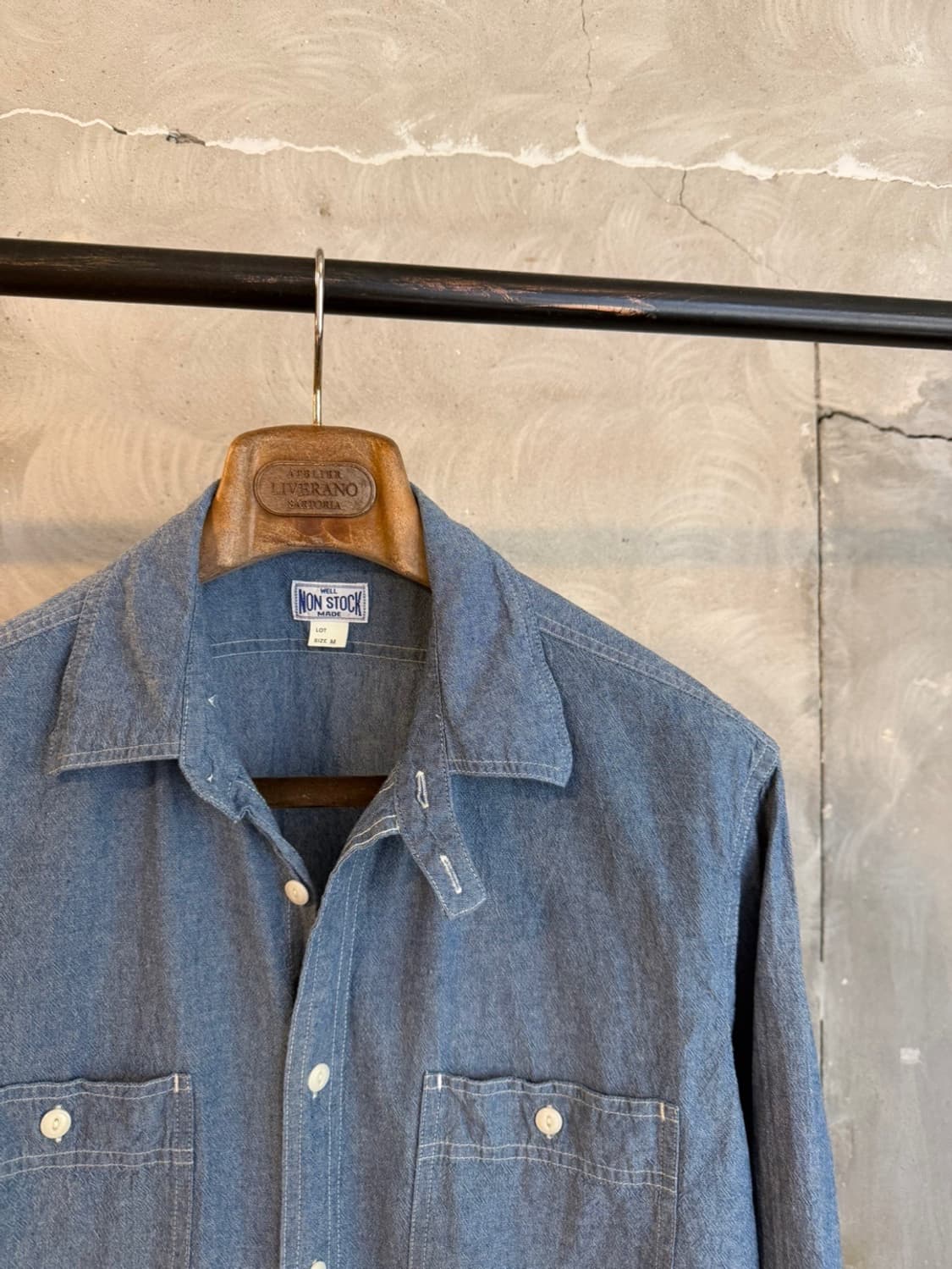 NON-STOCK 샴브레이 셔츠 100 상품이미지4