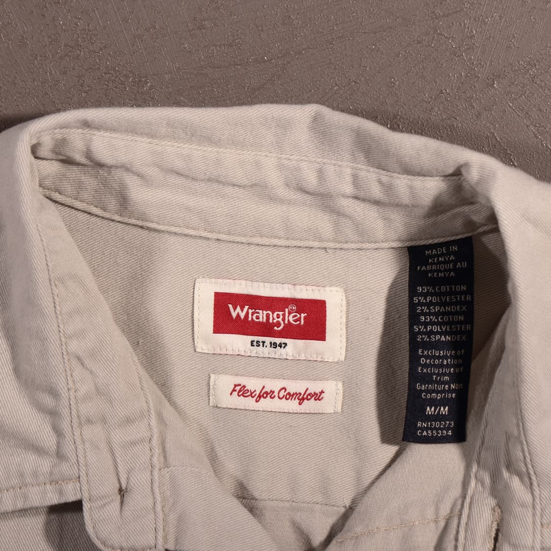 랭글러 코튼 워크셔츠  상품이미지4