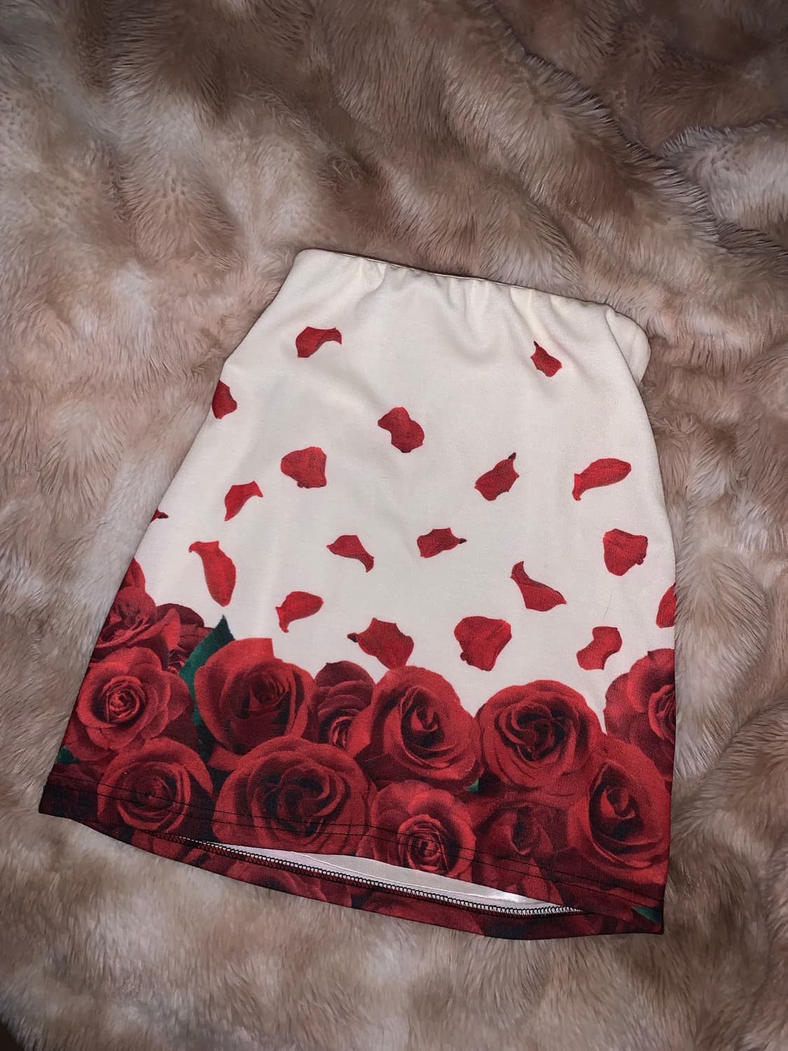 DaTuRa 갸루 장미 패턴 스커트 히메갸루 오네갸루 상품이미지3