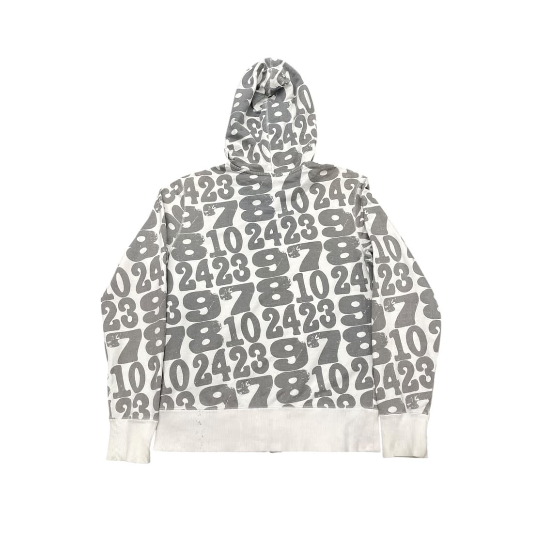 나이키 숫자 패턴 후드집업 상품이미지3